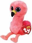 TY 36848 Gilda Pink Flamingo - Beanie Boos, 15 cm
