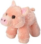 Wild Republic Hug'ems Pl&uuml;schtier, Kuscheltier, Schwein Ferkel 18cm