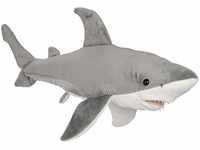 Uni-Toys - Weißer Hai - 50 cm (Länge) - Plüsch-Fisch - Plüschtier,...