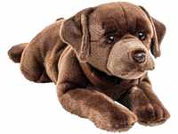 Uni-Toys - Labrador braun, liegend (mit Geschirr) - 60 cm (Länge) -...