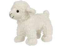 Uni-Toys - Lamm weiß - 19 cm (Länge) - Plüsch-Schaf, Bauernhoftier -...