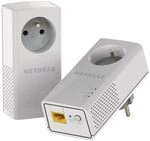 Netgear PLP1000 PowerLINE 2er Set Adapter bis zu 1000 MBit/s (franz&ouml;sischer Stecker,