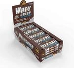 ALL STARS Whey Crisp Protein Riegel 25 x 50g Chocolate - 15g Eiwei&szlig;, Trainingssnack