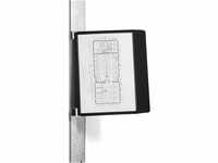Durable Sichttafelwandhalter (Vario Magnet Wall 10, mit 10 Sichttafeln A4)...