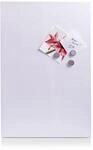 Zeller 11123 Magnettafel, Metall, 40 x 60 cm, wei&szlig;