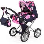 Bayer Design 13669AA Puppenwagen City Star mit Tasche, h&ouml;henverstellbarer Griff,