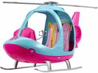 Barbie FWY29 - Hubschrauber in Pink und Blau, Spielzeug Geschenk für Kinder...