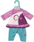 Dolly Moda 870716 Sommerkleid mit Hose 36 cm - 1 Puppenoutfit mit Puppenkleid und