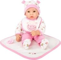 Small Foot Puppe Hanna inkl. ausziehbarer Bekleidung, Schnuller und weicher