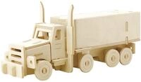Marabu 317000000004 - KiDS 3D Holzpuzzle Lastwagen, mit 38 Puzzleteilen aus