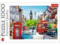 Trefl, Puzzle, Straße in London, Großbritannien, 1000 Teile, Premium Quality,...