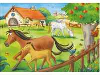 Ravensburger Kinderpuzzle - 05178 Ferien auf dem Pferdehof - Puzzle für Kinder...