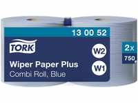 Tork 130052 Starke Mehrzweck Papiertücher für W1/W2 Systeme / 2-lagiges