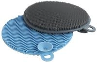 WENKO Silikon Sp&uuml;l-Schwamm Soft, 2er Set kratzfreie Geschirr-Schw&auml;mme, hygienischer