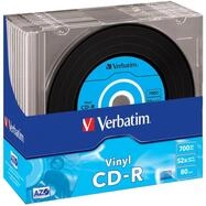 Verbatim 10 Rohlinge Data Vinyl CD-R 700 MB 52x Slim