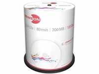 Primeon CD-R 80Min/700MB/52x Cakebox (100 Disc), photo-on-disc Surface, Inkjet