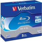 Verbatim BD-R Single Layer, Blu-Ray-Disk 50GB - 6-fache Brenngeschwindigkeit -