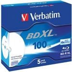 Verbatim BD-R XL 100 GB, Blu-Ray-Disk mit 4X-Schreibgeschwindigkeit -...