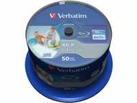 Verbatim 43812 BD-R Datalife 25GB 6x Schreibgeschwindigkeit Rohlinge bedruckbar...