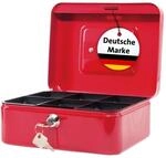 MAUL Geldkassette 2 aus Stahl | abschlie&szlig;bar | M&uuml;nzgeld-Einsatz herausnehmbar | 20