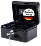 Geldkassette Stahlblech, Gr&ouml;&szlig;e 1, (B) 152 (T) 125 (H) 81 mm schwarz