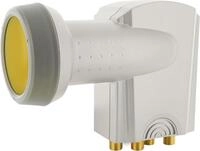 SCHWAIGER Quattro LNB 4 Teilnehmer LNC 4-Fach digital HD 4K 4fach Sun Protect