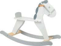 small foot Schaukelpferd Skandi aus Holz, mit R&uuml;ckenlehne und zwei festen...