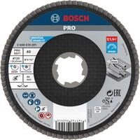 Bosch 1x PRO Metal X571 F&auml;cherschleifscheibe, abgewinkelte Ausf&uuml;hrung f&uuml;r...