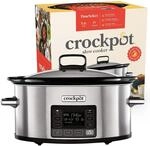 Crockpot TimeSelect digitaler Schongarer | 5,6 l (7+ Personen) | mit...