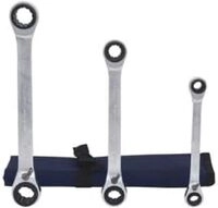 KS Tools 503.4540 4 in 1 GEARplus umschaltbar Doppel-Ratschenringschl&uuml;ssel-Satz,