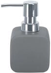 Kleine Wolke 5066901854 Seifenspender Cubic, Accessoires, anthrazit, 7.3 x 7.3 x 12,7