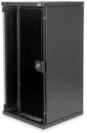 DIGITUS Netzwerkschrank &ndash; 10 Zoll 12HE &ndash; HxBxT 592x312x300mm &ndash; Schwarz