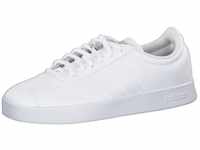adidas Damen VL Court 2.0 Sneakers, Ftwr White Ftwr White Cyber Met, 36 2/3 EU