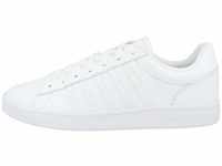 K-Swiss Herren Court Winston Sneaker, White/White, 39.5 EU