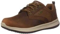 Skechers Herren Delson Antigo Trainers, Dark Brown Leather, 44 EU