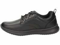 Skechers Herren Delson Antigo Half shoes, Black Leather, 39.5 EU