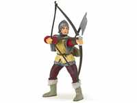 Papo - Rote Bogenschützenfigur, Mittelalterlicher Verteidiger, Spielzeug für...