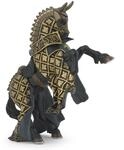 Papo - Realistische Pferd des Waffenmeisters mit Stierhelm-Figur - 3 Jahre + -