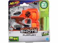NERF MicroShots Zombie Strike Flipfury, Klassiker-Blaster im Mikroformat