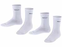 ESPRIT Unisex Kinder Socken Foot Logo 2-Pack K SO Baumwolle einfarbig 2 Paar, Weiß