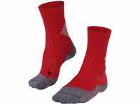 FALKE Unisex Socken 4 GRIP Stabilizing, Funktionsgarn, 1 Paar, Rot (Scarlet 8070),