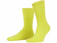 FALKE Unisex Socken Run U SO Baumwolle einfarbig 1 Paar, Gelb (Sulfur 1084), 39-41