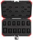 GEDORE red Schlagschrauber-Steckschl&uuml;ssel-Satz, Set 12-tlg, 1/2", 6-kant Nuss, SW