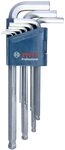 Bosch Professional Winkelschl&uuml;ssel Set Hex 9tlg. (1.5 - 10.0mm)