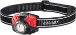 Coast FL75R 530 Lumen Twist Focus Wiederaufladbare Dual-Color LED Stirnlampe,...
