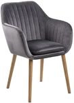 AC Design Furniture Wendy Esszimmerstuhl 1 St&uuml;ck, Grauer K&uuml;chenstuhl,...
