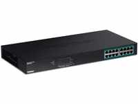 TRENDnet TPE-TG160G 16-Port-Gigabit-PoE + -Switch, 16 x Gigabit-PoE + -Ports,...