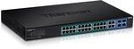 TRENDnet, TPE-2840WS, 28-Port Smart PoE + Web-Switch, 24 x Gigabit-Ports, 4 x