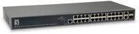 LevelOne 26-Port L3 Lite Managed Gigabit PoE Switch 24 PoE Outputs 370W 2 x SFP/RJ45