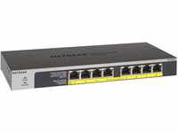 NETGEAR GS108LP PoE Switch 8 Port Gigabit Ethernet LAN Switch mit 8x PoE+ 60W